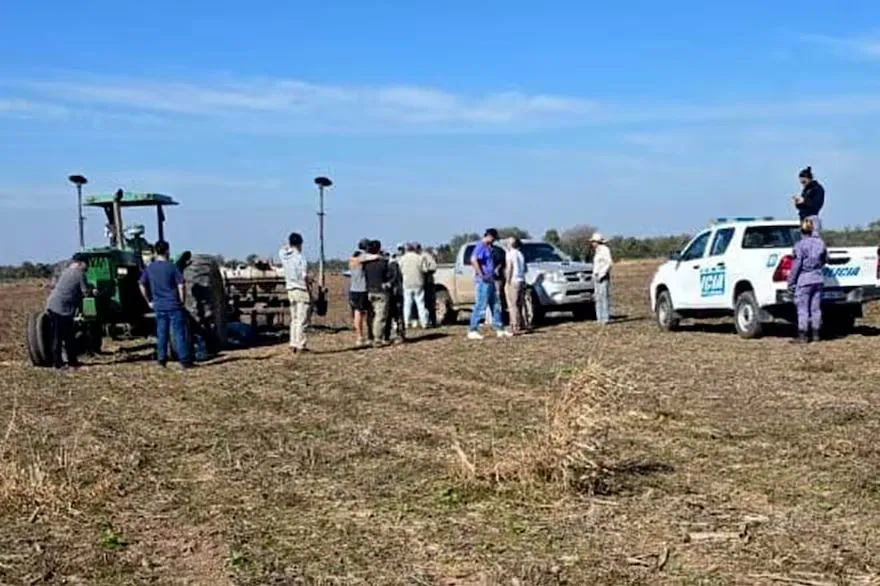 Accidente en el campo