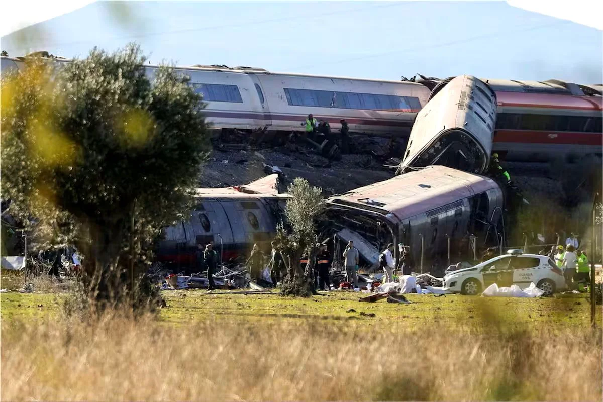chuque de trenes