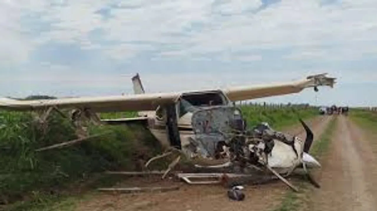 Cae una avioneta con drogas en Santa Fe