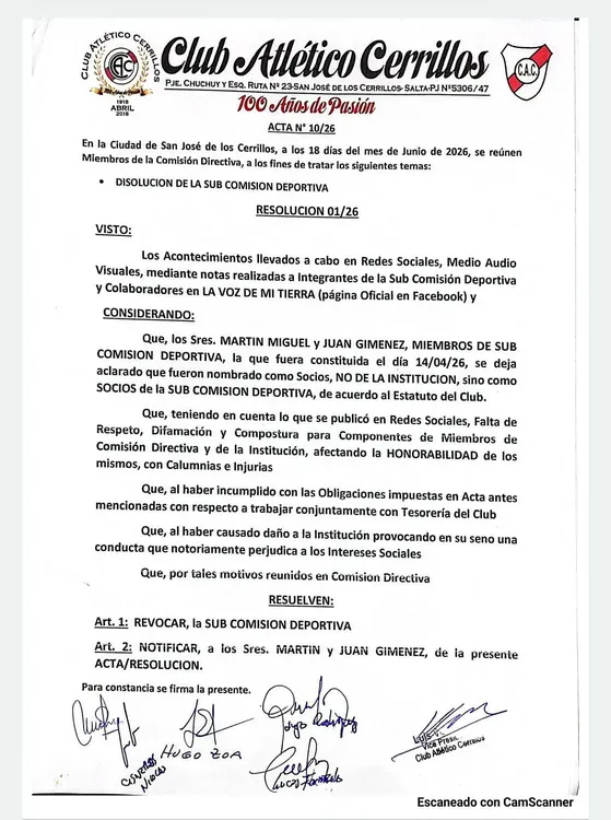 ATLETICO CERRILLOS