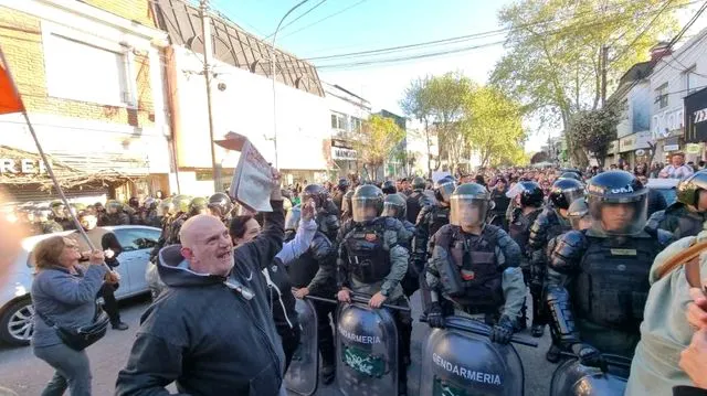 Protestas en Mar del Plata